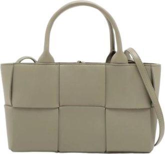 Bottega Veneta Pre-owned Cross Body Bags, female, Green, Size: ONE SIZE Pre-owned Leather Cross Body Bag