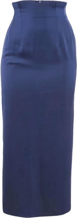 Armani Gonna lunga plissettata - Blu