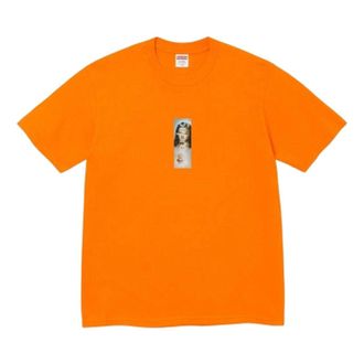SUPREME FW26 Prayer Card Box Logo T-Shirt Orange SUP-FW26-001-ORG