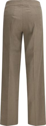 Avenue Montaigne Womens Flavia Linen Pants Moss Linen; Rayon; Spandex Trousers