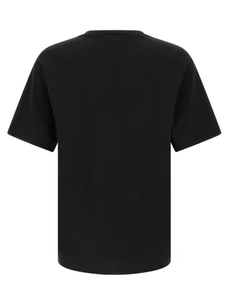 Dolce & Gabbana Logo-Embroidered Cotton T-Shirt - Black
