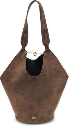 Khaite Brown Calf Leather Bos Taurus Shoulder Womens Bag