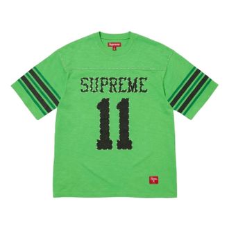 SUPREME SS26 Studded S/S Football T-Shirt Green SUP-SS26-012-GRN