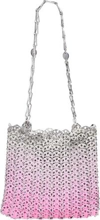 Paco Rabanne Schoudertas met schakelketting - Dames - Schoudertassen - Grijs - ONE Size - Tassen