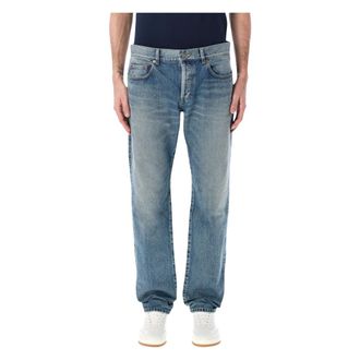 Saint Laurent Straight Jeans, male, Blue, Size: W31 Relaxed Slim Jean