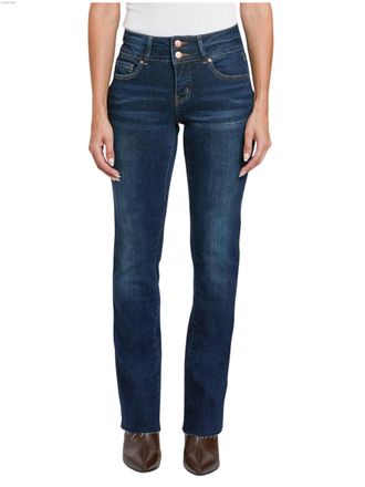 Royalty For Me Royalty for Me Womens Premium Stretch Bootcut Jeans, Midnight Sky Blue, 8
