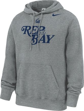 Nike U Cal Berkeley Bears Club Nike Mens Fleece Hoodie in Grey | M31233P926UCAB-DGH