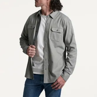 K&uuml;hl Mens Descendr Flannel Shirt Gray XL