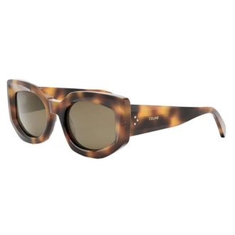 Celine Celine - 3 Dots Zonnebril - unisex - Accessoires - Bruin - Maat: 54 MM