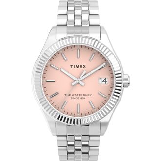 Timex Waterbury Legacy Dames Horloge Zilverkleurig TW2V31500