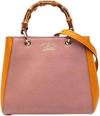 Gucci Pre-owned Satchel - Dames - Vintage Handtas - Veelkleurig - ONE Size - Leer - Vintage