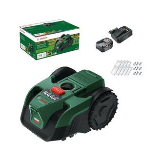 Bosch Robot Cortac&eacute;sped Aut&oacute;nomo - Bosch - Visimow18v-100 - 06008e1002 - Bater&iacute;a 4ah + Cargador - 18v - 16cm De Corte