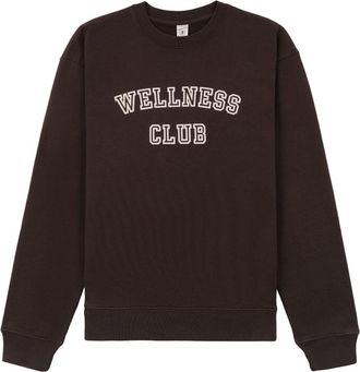 Sporty & Rich Wellness Club cotton sweatshirt - unisex - Cotton - S - Brown