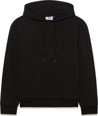 GCDS Gcds, Hoodies & sweatvesten, Dames, Zwart, M, Katoen, Lounge Hoodie