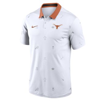 Nike Texas Vapor Pattern Nike Mens Dri-FIT College Polo in White | 00HT08DXTXE-RNS