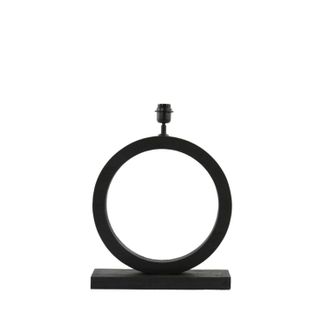 Light & Living L&aacute;mpara De Mesa - Tinar - Negro - Madera - - Light&living