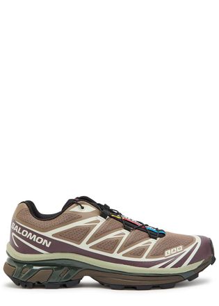 Salomon Salomon XT-6 Panelled Mesh Sneakers - Cream - 3.5 (IT36.5 / UK3.5)