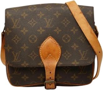 Louis Vuitton Pre-owned Monogram Schoudertas - Dames - Vintage Schoudertas - Bruin - ONE Size - Leer - Vintage