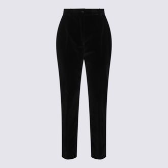 Dolce & Gabbana Black Cotton Pants
