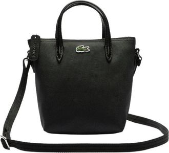 Lacoste Mini Crossbody Tas - Dames - Handtassen - Zwart - ONE Size - Tassen