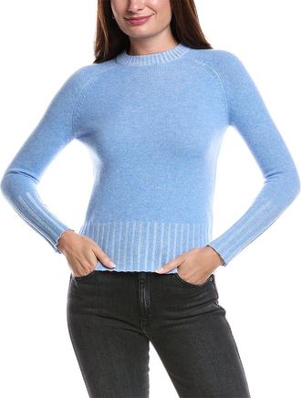 Forté Cashmere Plaited Rib Cashmere Sweater