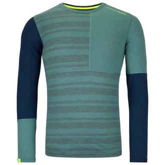 Ortovox 185 RockNWool Long Sleeve Merinounterwäsche für Herren | türkis