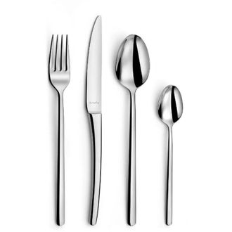 Amefa Amefa - Juego De Cubiertos De Acero Inoxidable De 24 Piezas. - 834000af11c40