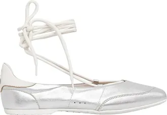 Patrizia Pepe Dames, Schoenen, Grijs, Maat: 40 EU Leer