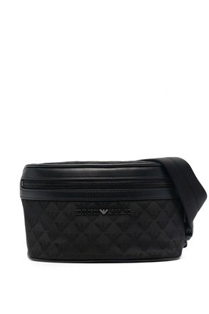 Emporio Armani BRANDED BELT BAG Size: OS, colour: BLACK