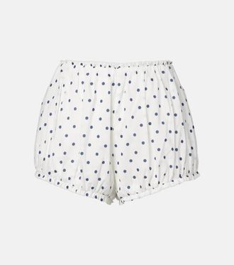 Poss&eacute; Edie polka-dot shorts