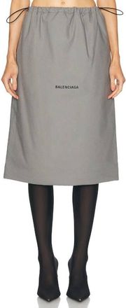 Balenciaga High Waist Shoe Bag Skirt, Size Small