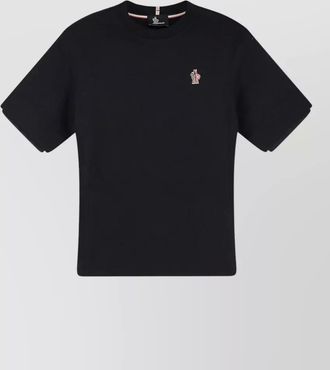 Moncler cotton crew neck t shirt short sleeves