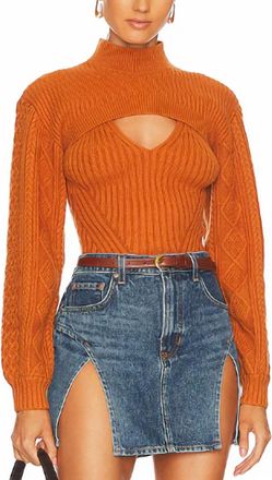 Jonathan Simkhai Elkie Sweater In Penny