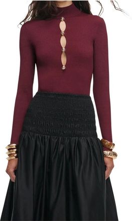 Self Portrait Donna, Maglie, Rosso, M, new