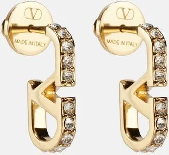 Valentino VLogo Signature Swarovski-embellished earrings