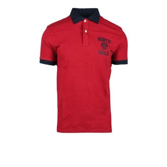 North Sails Polo Shirts, male, Red, Size: 2XL tshirt