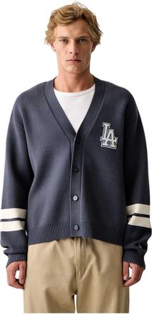 New Era Vest - Heren - Truien - Blauw - Maat: M Viscose