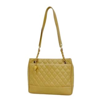 Chanel Pre-owned Shoulder Bags, female, Brown, Size: ONE SIZE Pre-owned Vintage Tote Bag