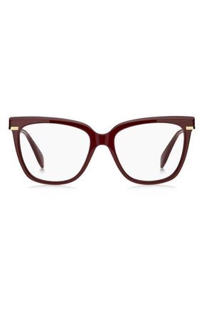 Marc Jacobs 53mm Cat Eye Optical Glasses in Burgundy at Nordstrom