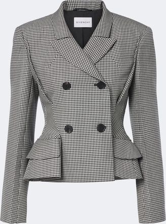 Givenchy Pinch houndstooth wool and mohair jacket