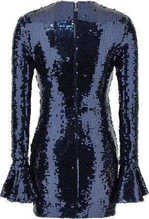 Rotate Sequin Stretch Dress - Blue