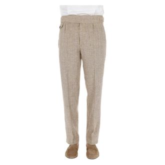 Ballantyne Slim-fit Trousers, male, Beige, Size: S Slim-fit Trousers