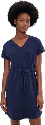 Tommy Bahama Marina Del Mar V-Neck Dress Womens Dress Coastline : LG (US 12-14), Cotton/Fleece