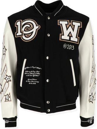 Off-white Off White Mens Black/White Jacket