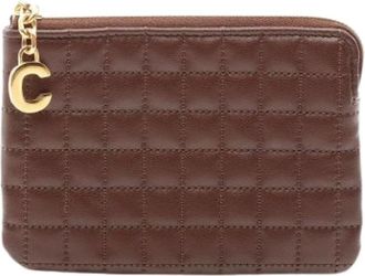 Celine Portacarte Pre-owned - - Pre-owned - Donna - Marrone - ONE SIZE