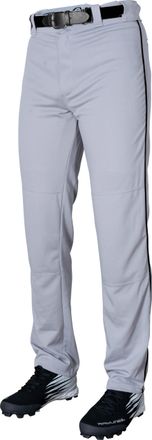 Rawlings Semi-Relaxed Full Length Baseball Pant | Solid & Piped Options | Adult Sizes | Multiple Colors