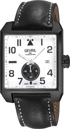 Gevril Group Herald Square Automatic White Dial Mens Watch 44721