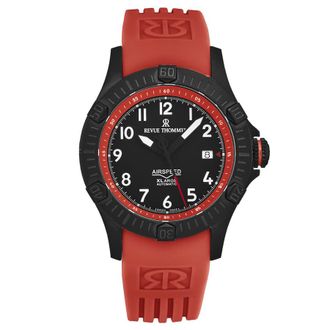 Revue Thommen Air speed Automatic Black Dial Mens Watch 16070.4776