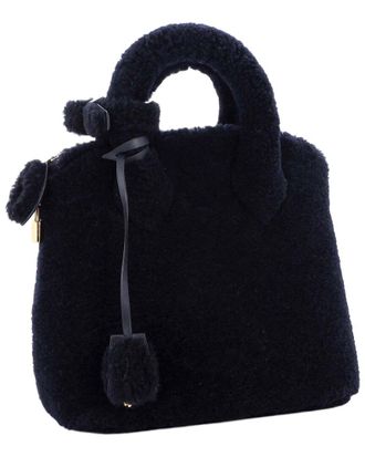 Louis Vuitton Blue Shearling Lockit (Authentic Pre-Loved)