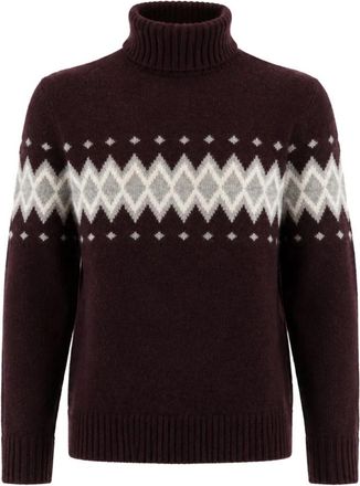 Eleventy Coltrui - Heren - Cashmere truien - Bruin - L - Kasjmier - Truien & Vesten